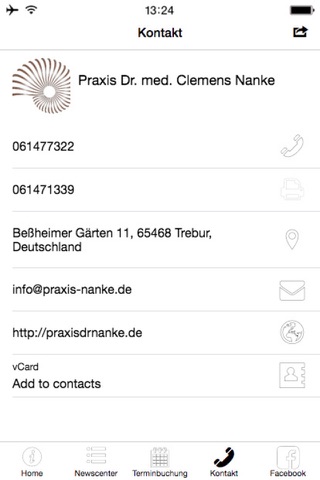 Praxis Dr. med. Clemens Nanke screenshot 4