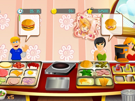 Screenshot #6 pour Burger Cooking Fever: Food Court Chef Game