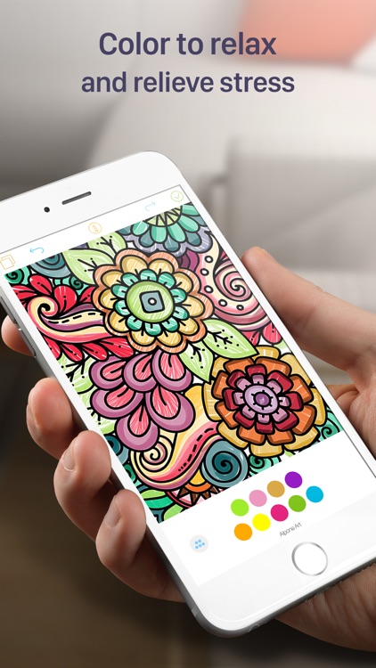 Coloring Book For Adults- Stress Free Coloring App