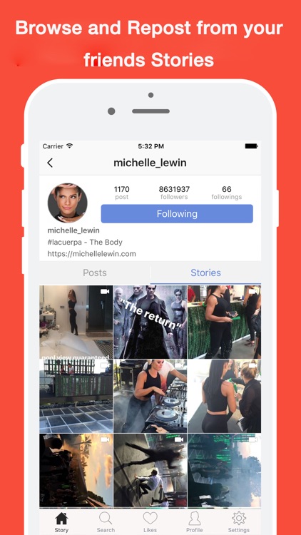 Stories Repost for Instagram - Quick Repost Story