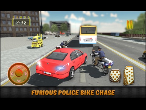警察モーターバイクの追跡 - 実際の警察の市のドライブのおすすめ画像4