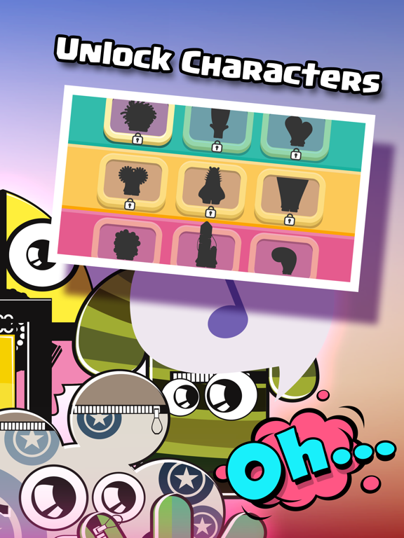 Happy Pitch Monsters iPad screenshot