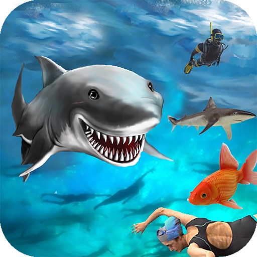 Hungry Wild Shark Pro Simulation icon