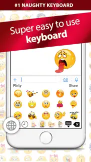 flirty dirty emoji - adult emoticons for couples iPhone Captures Décran 2