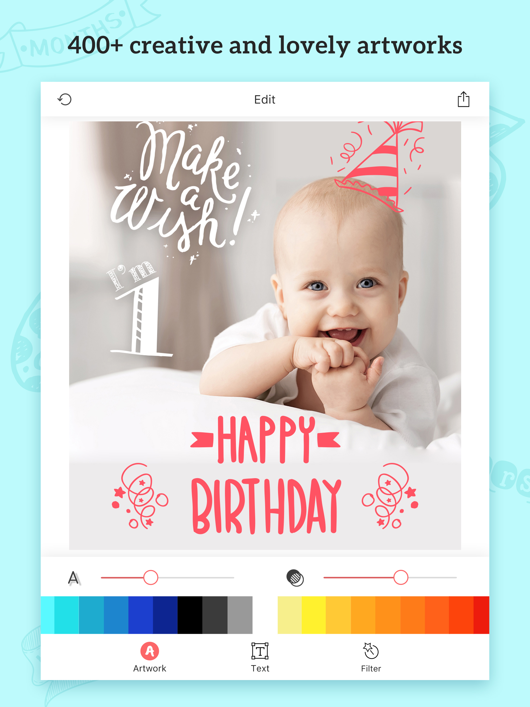 Baby Photos – Add Text, Caption&Sticker to Picture screenshot 9