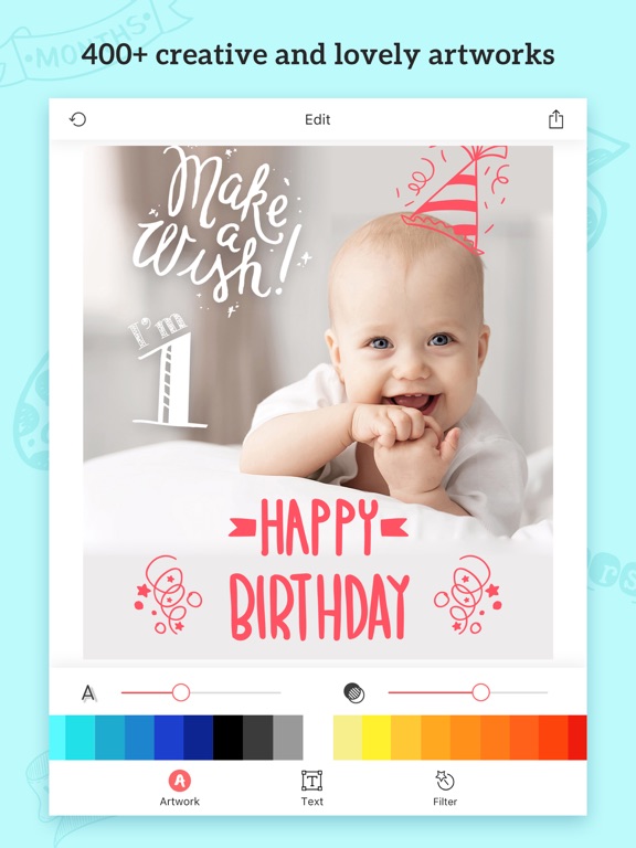 Baby Photos – Pregnancy Pic Maker & Baby Milestone iPad screenshot 4 - Lifestyle app