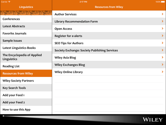 Linguistics Spotlight iPad screenshot