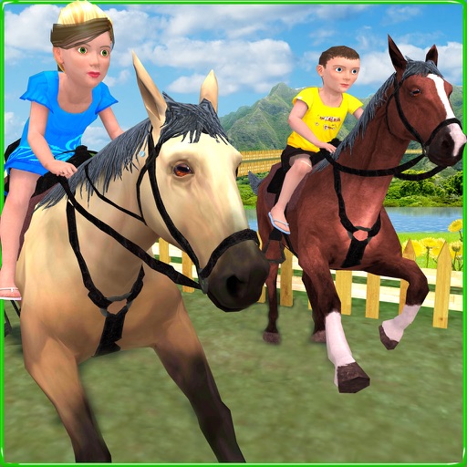 Mountain Horse Rider Race