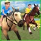 Run your horses inside the mountain valley with grass and tress covering the fields by river side