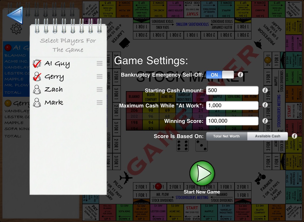 Stock Market Board Game screenshot 4