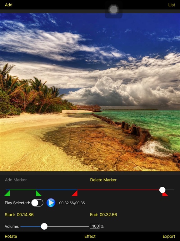 Screenshot #4 pour Video Edit - Trim Rotate Effect Cut Editor Lite