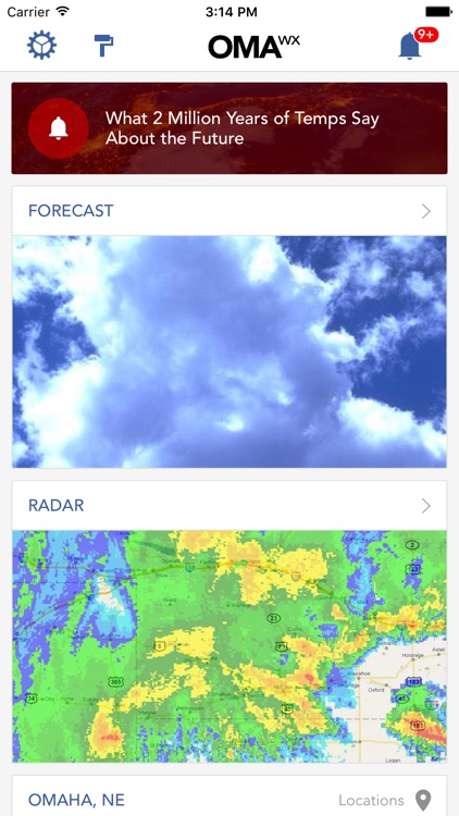 OMA wx: Omaha Weather Forecast, Radar & Traffic