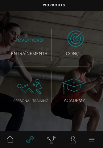 EVOmove Workouts screenshot 2