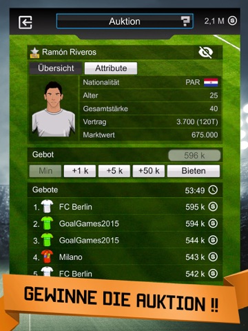 GOAL Football Manager screenshot 3