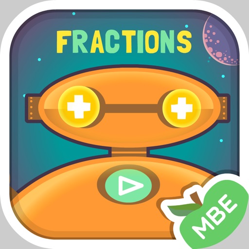 Robo Math Fractions iOS App