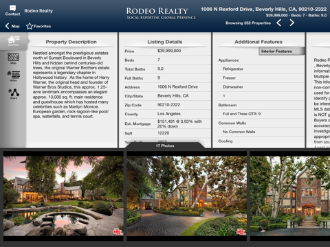 Rodeo Realty for iPad screenshot 4