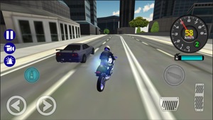 Police Bike Driving Simulator screenshot #5 for iPhone