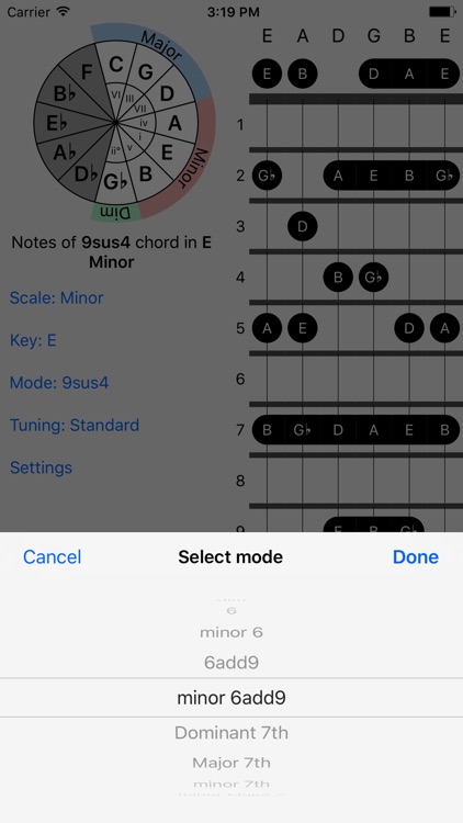 FretBud - Chord & Scales for Guitar, Bass and More screenshot-4