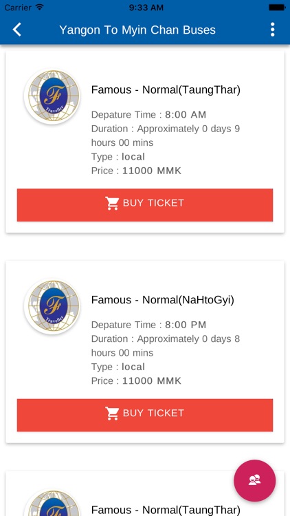 Famous Traveller Ticketing