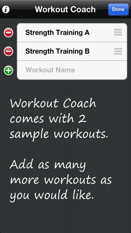 Workout Coach - Manages Your Exercise Routines