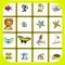 Play this fun memory game featuring cute cartoon animals