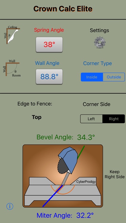 Crown Calc Elite - Crown Molding Calculator screenshot-4