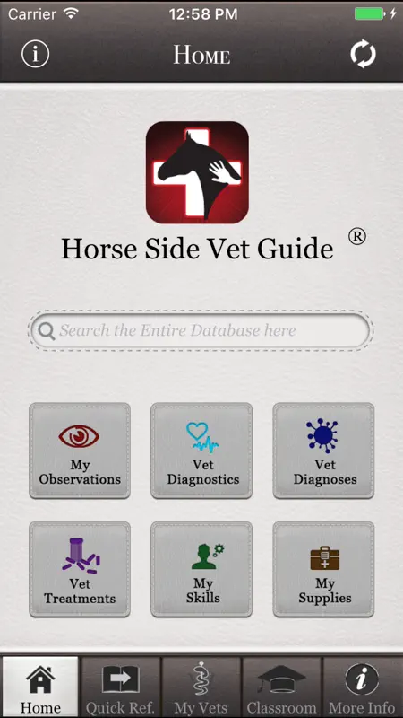 Horse Side Vet Guide screenshot 1 of 5