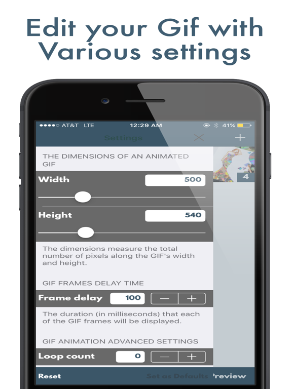 123Gif - Simple Gif Making iPad screenshot 5 - Photo & Video app