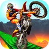 Motorbike Driving Simulator - impossible Tracks 3D app icon - Games app for iPhone