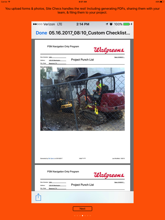 Screenshot #5 pour Site Checs - Mobile Forms