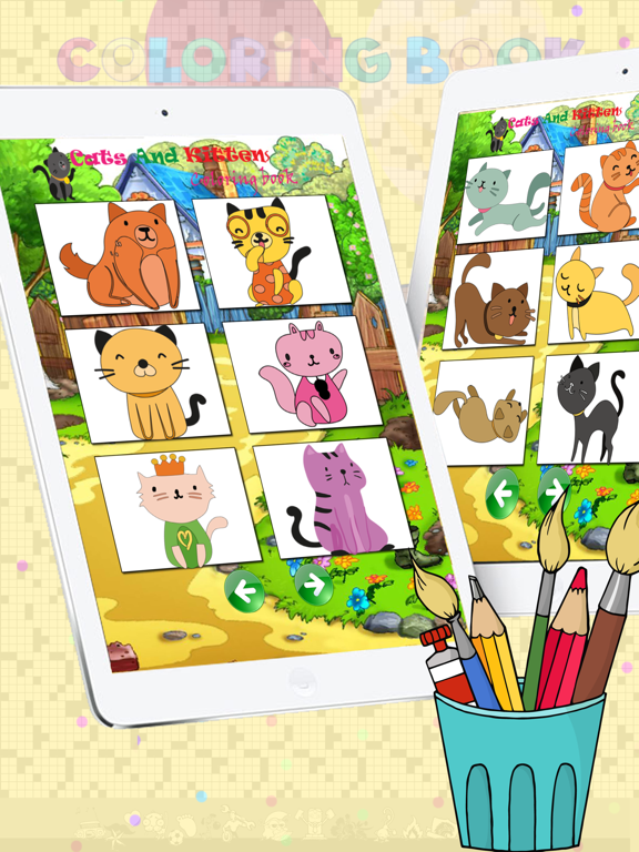 Screenshot #6 pour Chats et chatons livre de coloriage pour les enfan