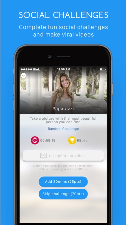 Rink Social Challenges - Fun Party Dare Game