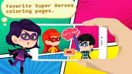 Game screenshot Superhero Coloring Game - супергерои рисование mod apk