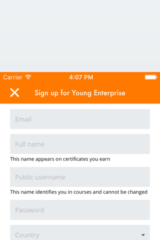 Young Enterprise Star app screenshot 3