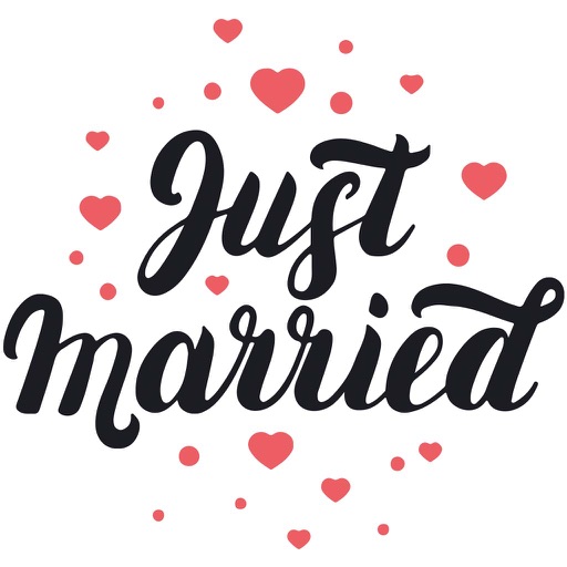 Just Married Wedding Planner Sticker Pack icon