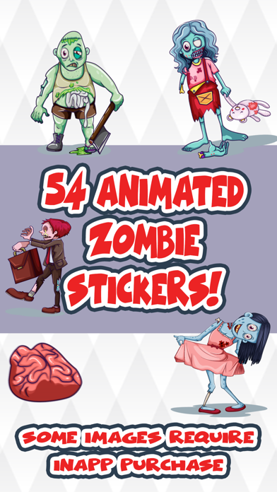 How to cancel & delete Zombie Animated Stickers from iphone & ipad 1