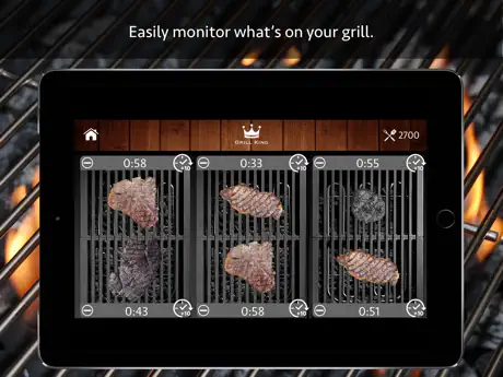 Grill King - Multi-Grill Timer for Steak & BBQ