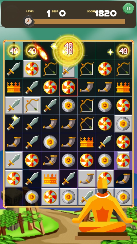 #5. Kaali Tandav The Magical War Puzzle (iOS) By: Sebastin Michael