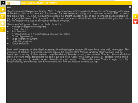 Piraeus City Guide, Athens iPad screenshot 4 - Travel app