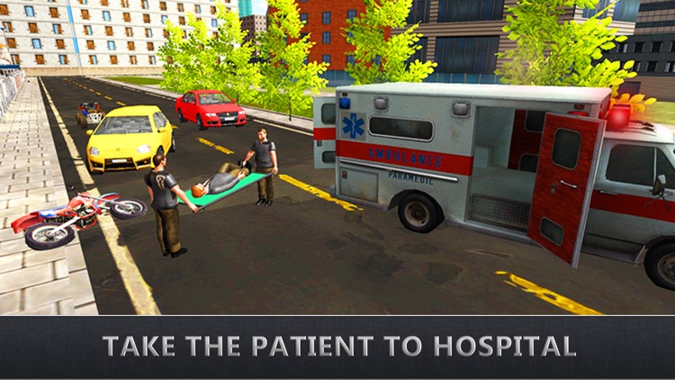 Real Ambulance Rescue Driving - Car Driver Game screenshot-3