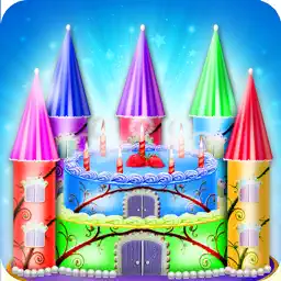 DIY Castle Cake Maker Cook! Royal Dessert Chef app icon
