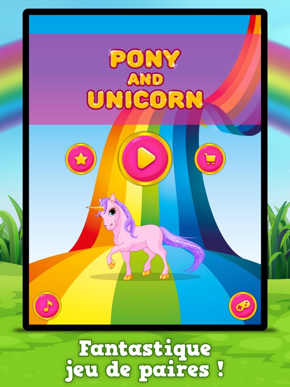 Screenshot #4 pour Poney et Licorne : Jeux de mémoire