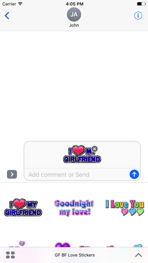 Animated Girlfriend & Boyfriend Love GIF Stickers(圖5)-速報App