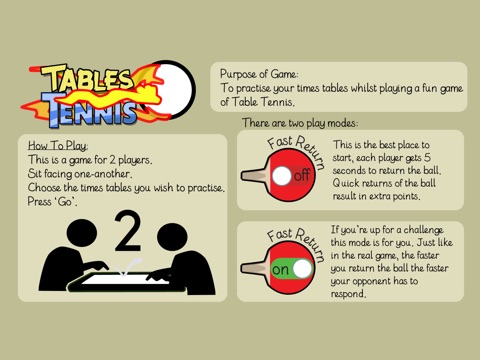 Tables Tennis screenshot 2