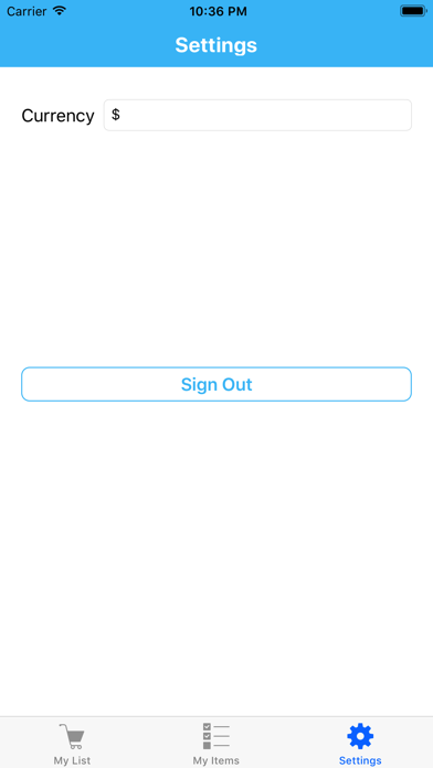 App screenshot