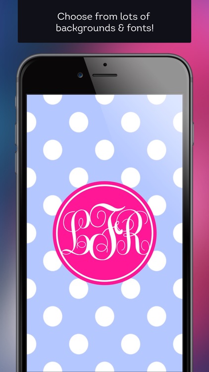 Monogram Me: Customize your Background! screenshot-3