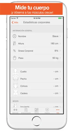 Captura de pantalla de Fitness Point. en iPhone 5