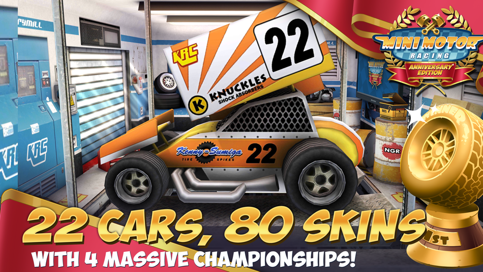 #4. Mini Motor Racing (iOS) De: The Binary Mill