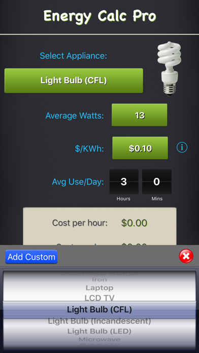 Energy Calc Pro - Appliance Energy Cost Calculatorのおすすめ画像2