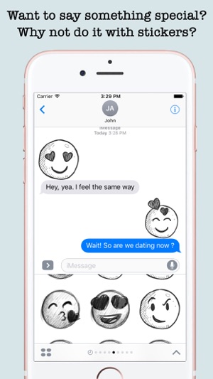 Handdrawn Emojis & Smileys For iMessage(圖2)-速報App